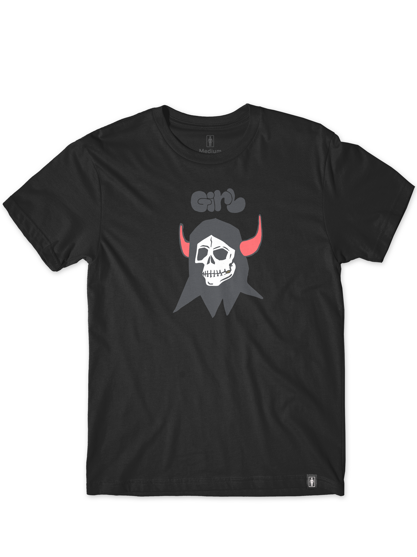 เสื้อยืด GIRL Good Time Goth - สีดำ