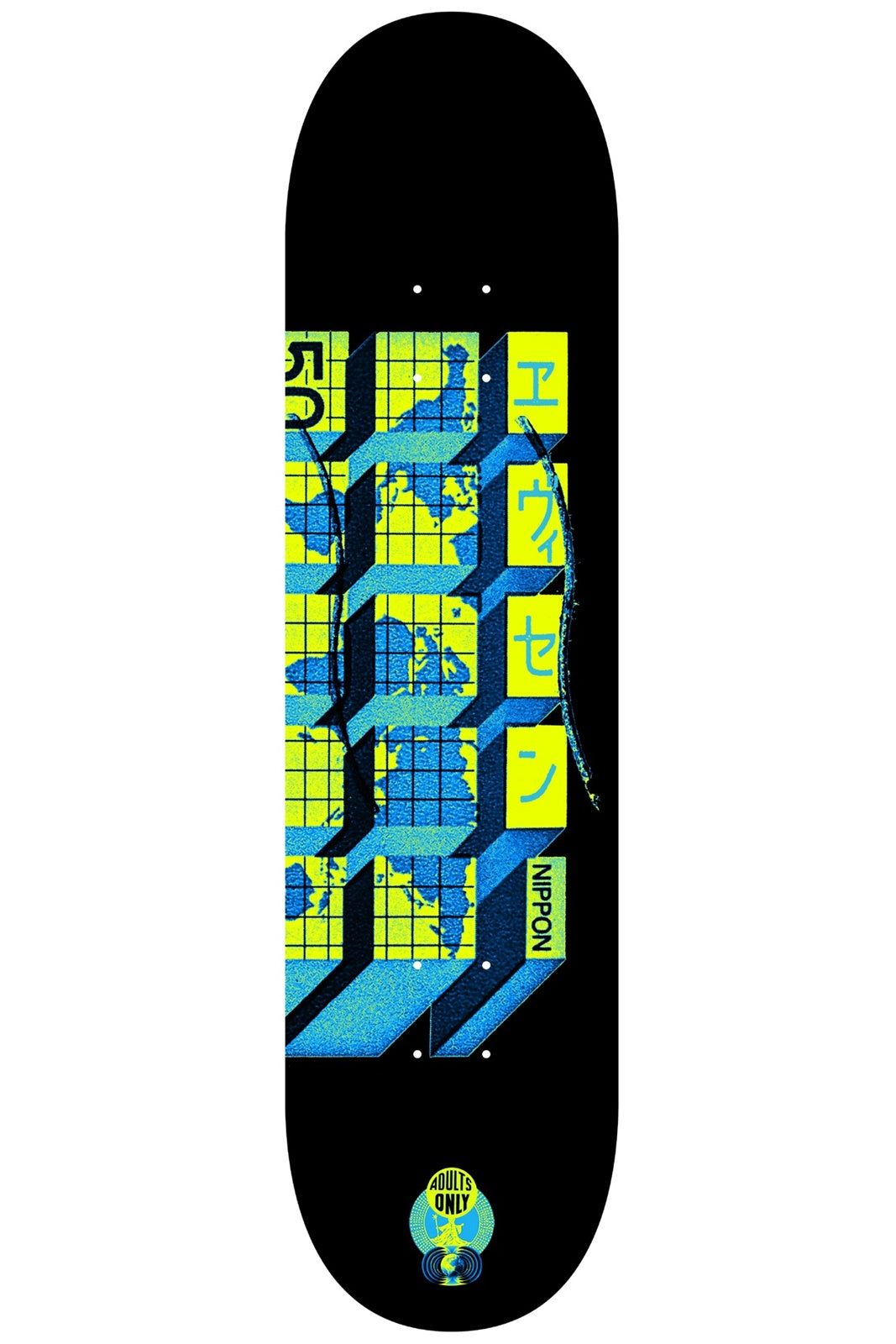 EVISEN World Hall Black Deck 8.125"