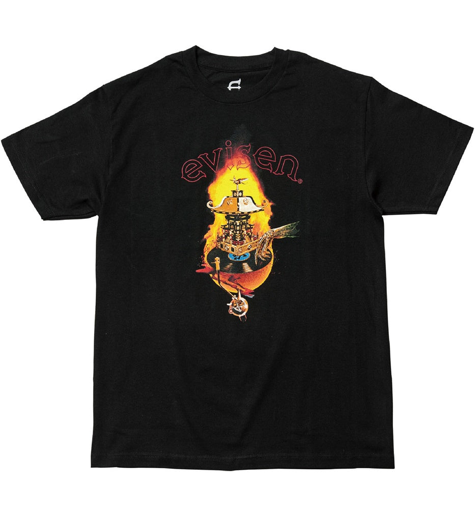 เสื้อยืด EVISEN SPIN FIRE - สีดำ