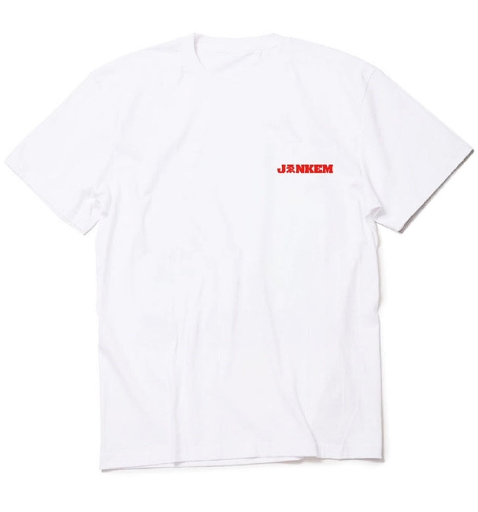 EVISEN X JENKEM 日本酒ボトルボーイ T シャツ - ホワイト