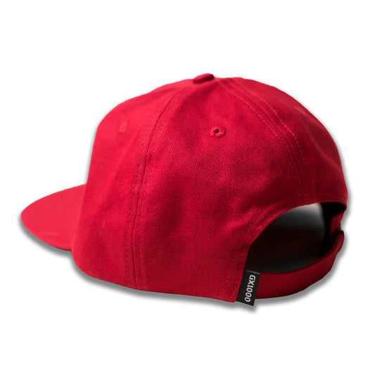 GX1000 PLAYBOY KNIFE 6-PANEL STRAPBACK - RED