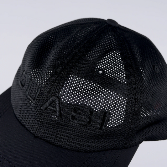 QUASI Perf Black 6 Panel Cap