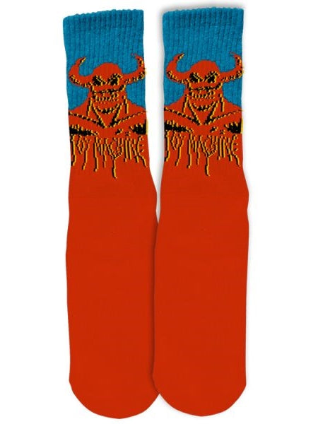 TOY MACHINE Hell Monster Socks - Black / Red