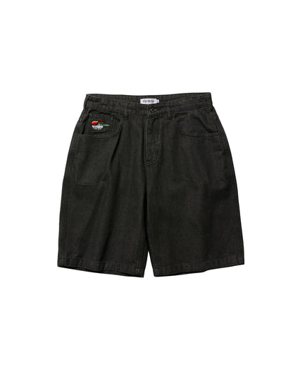 EVISEN Sushi Denim Shorts - Light Black
