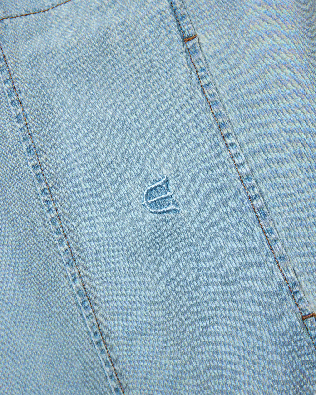 EVISEN 2nd Chambray Denim Shirt - Black