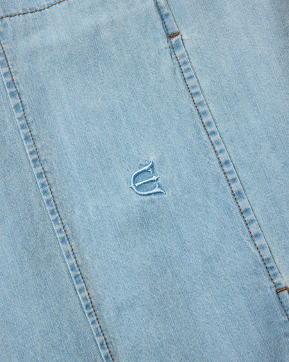 EVISEN 2nd Chambray Denim Shirt - Black