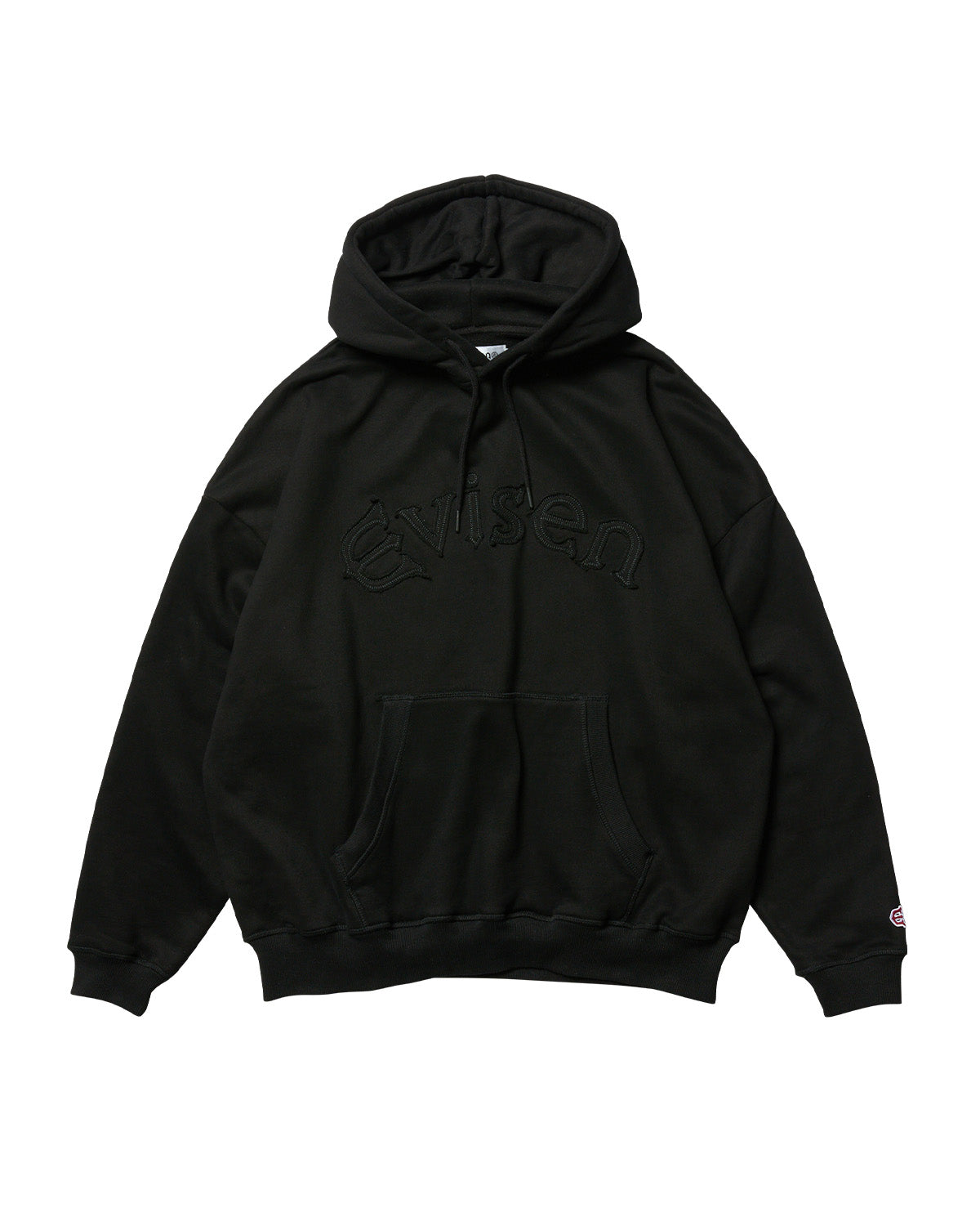 EVISEN Arch Logo Patch Hoodie - Black