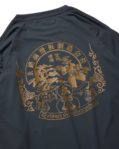 EVISEN Emblem Pocket Tech L/S Tee - Dark Navy