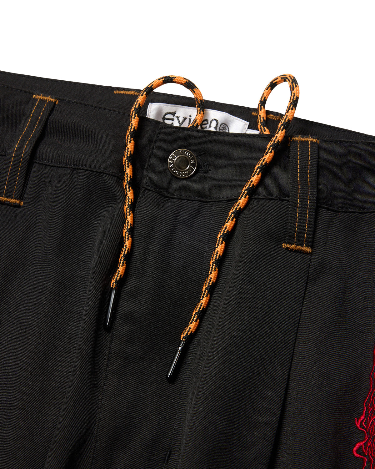 EVISEN Fire Bohemian Pants - Black