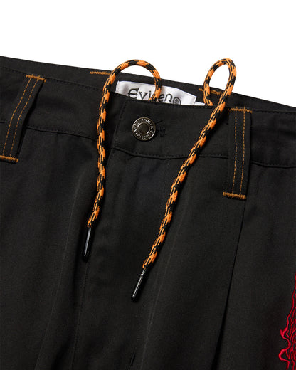 EVISEN Fire Bohemian Pants - Black