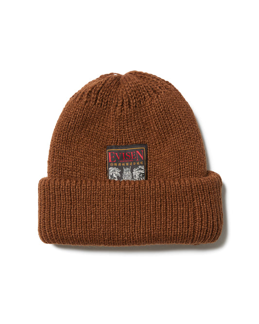 EVISEN Dragon Tag Watch Cap - Dark Brown