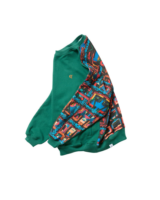 EVISEN Julien Card Crewneck - Green