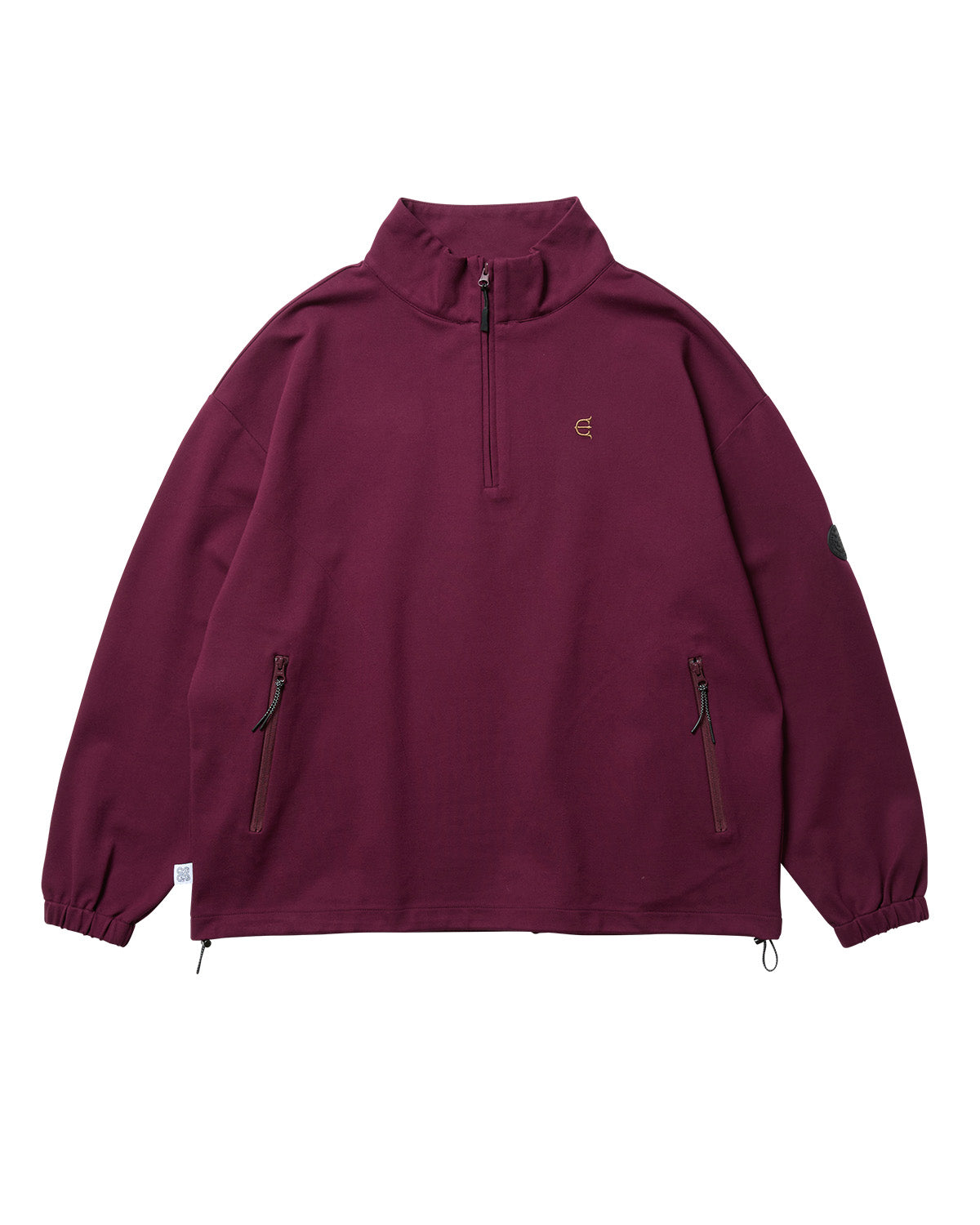 EVISEN Punch Half-Zip Sweat - Burgundy