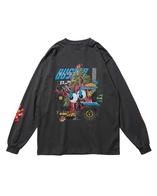 EVISEN Bastard L/S Tee - Charcoal