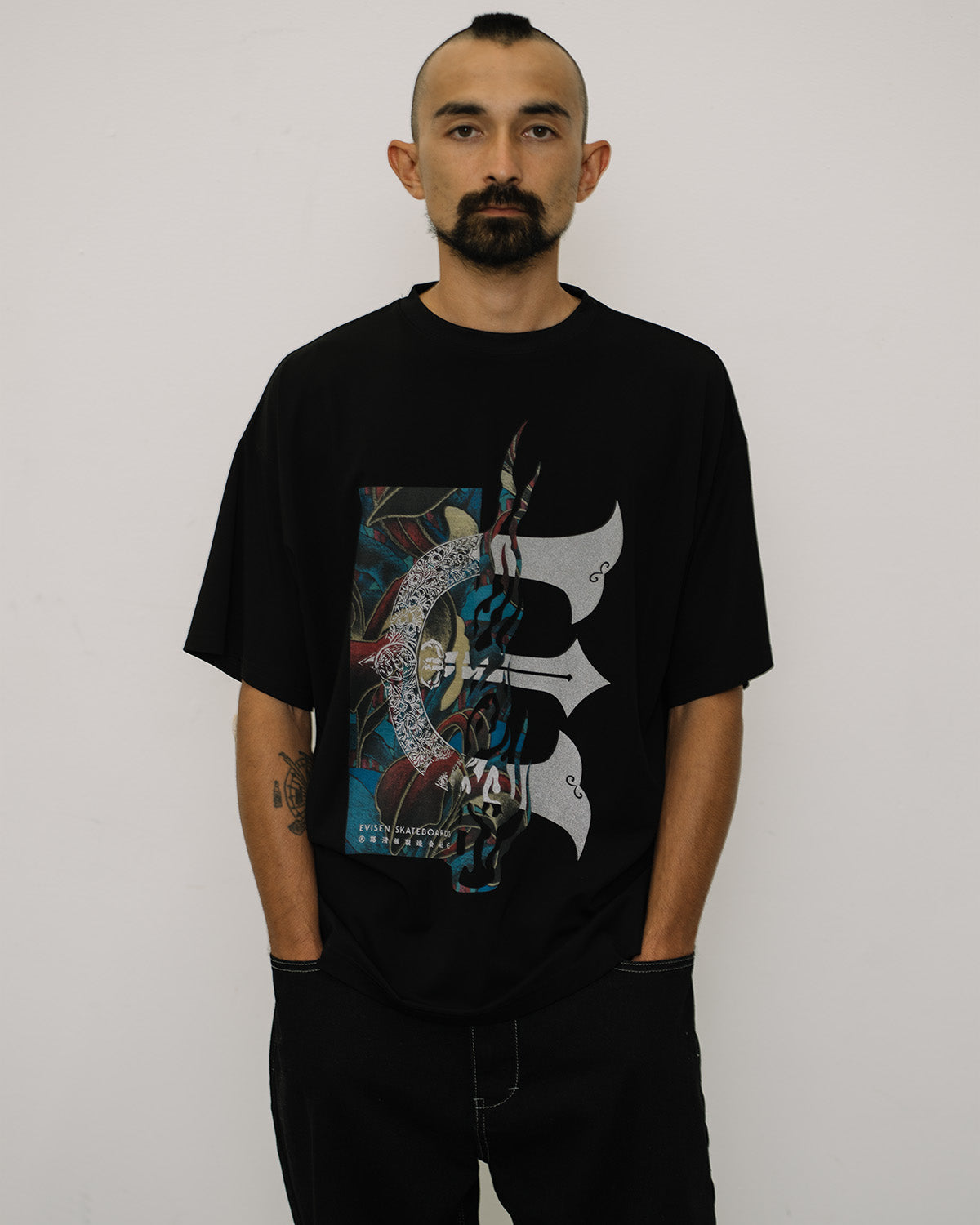 EVISEN Julien Logo Tech Tee - Black