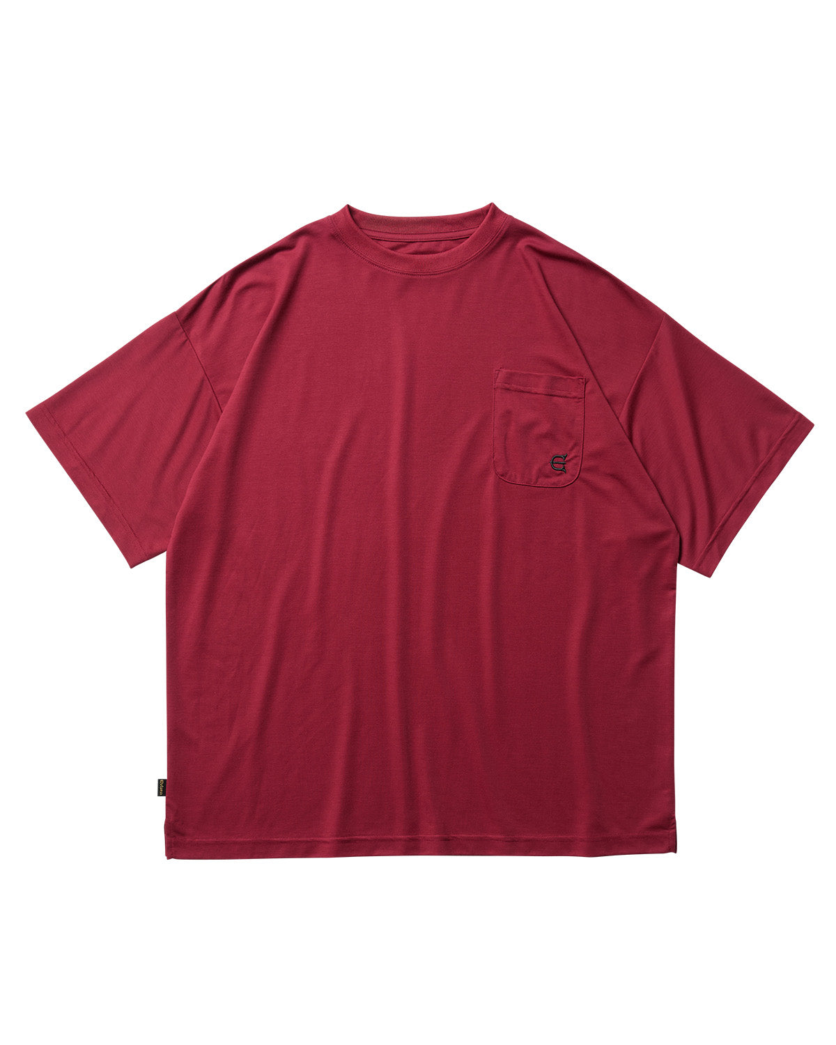 EVISEN Pocket Logo Tech Tee - Burgundy