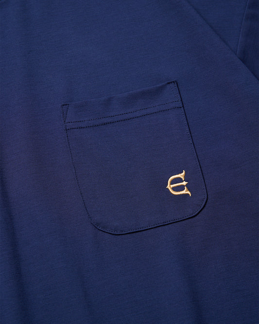 EVISEN Pocket Logo Tech Tee - Navy
