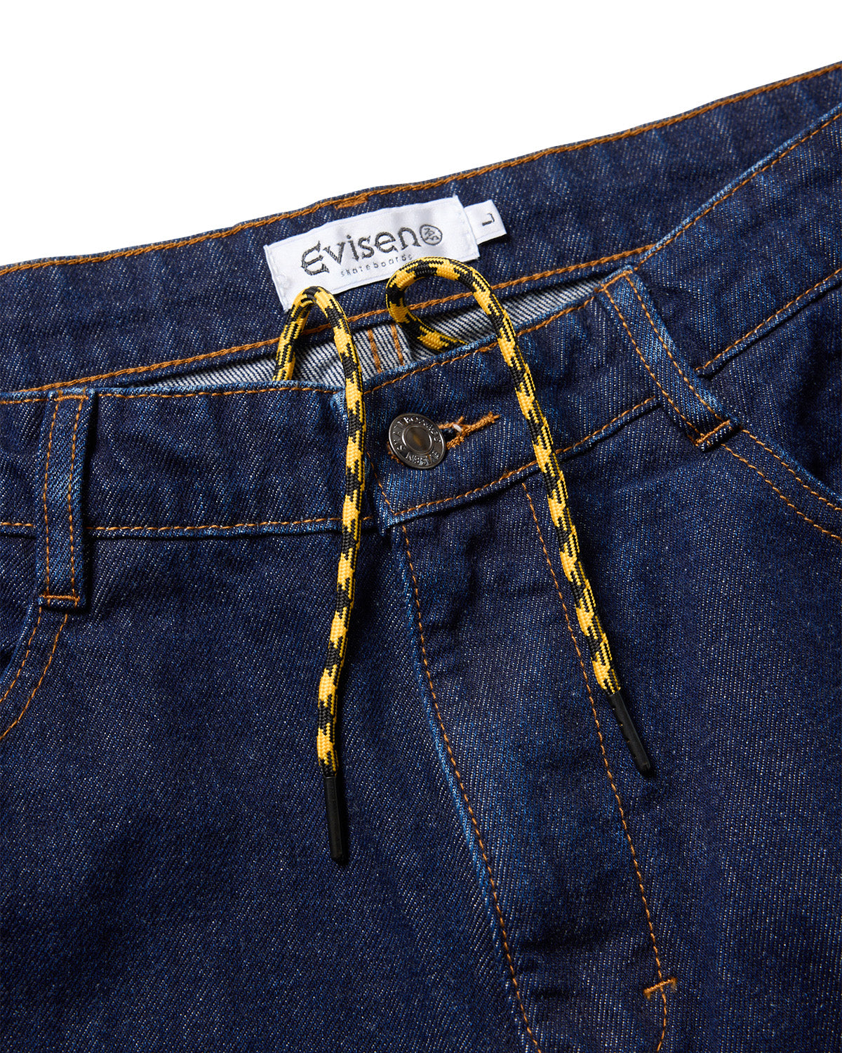 EVISEN Atari One Up Denim Pants - Indigo