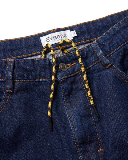 EVISEN Atari One Up Denim Pants - Indigo