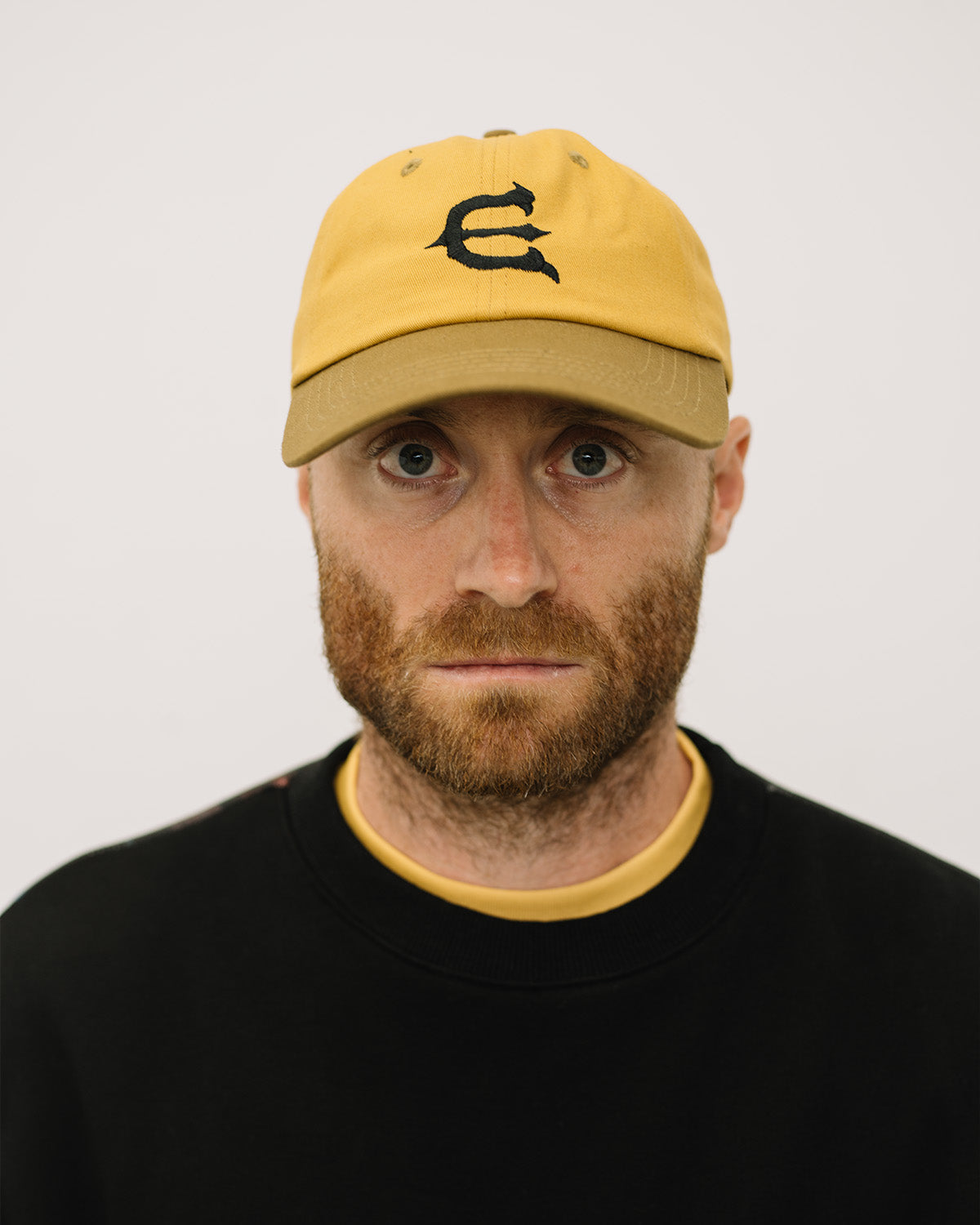 EVISEN One Up 6 Panel Cap - Mustard/Brown