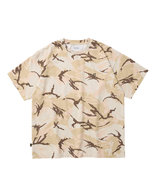 EVISEN E Logo Camo Tee - Sand Camo
