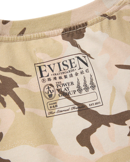 EVISEN E Logo Camo Tee - Camo