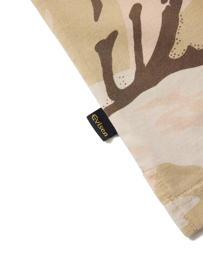 EVISEN E Logo Camo Tee - Sand Camo