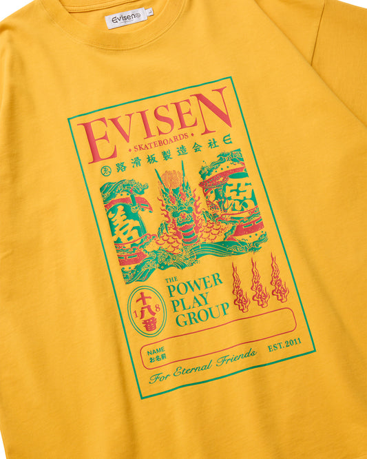 Evisen Dragon Label Tee - Yellow