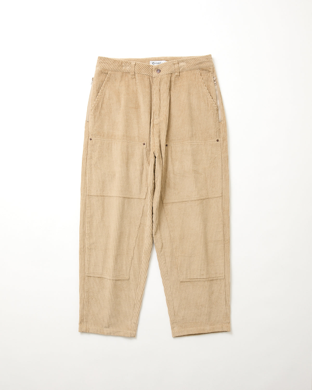 EVISEN Bohemian Corduroy Work Pants - Khaki