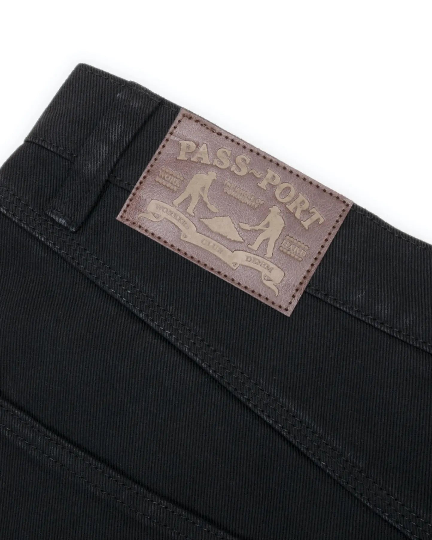 Passport Workers Club Jean - Quandong Washed Black