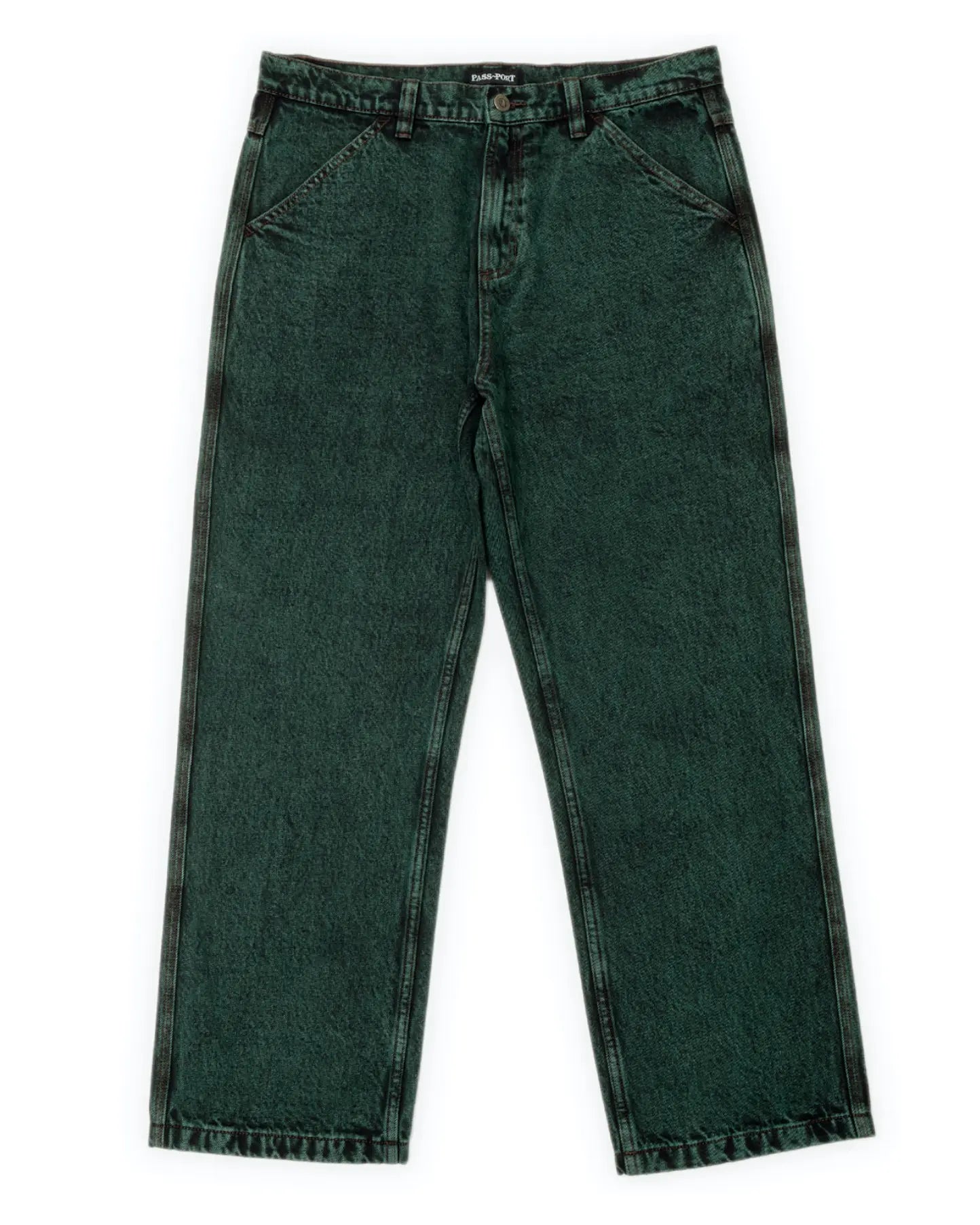 Passport Workers Club Jean - Over Dye Dark Green