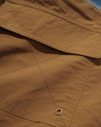 BUTTER GOODS Arched Boardshorts - Brown/Navy