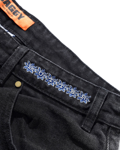 BUTTER GOODS Bronco Denim Jeans - Washed Black