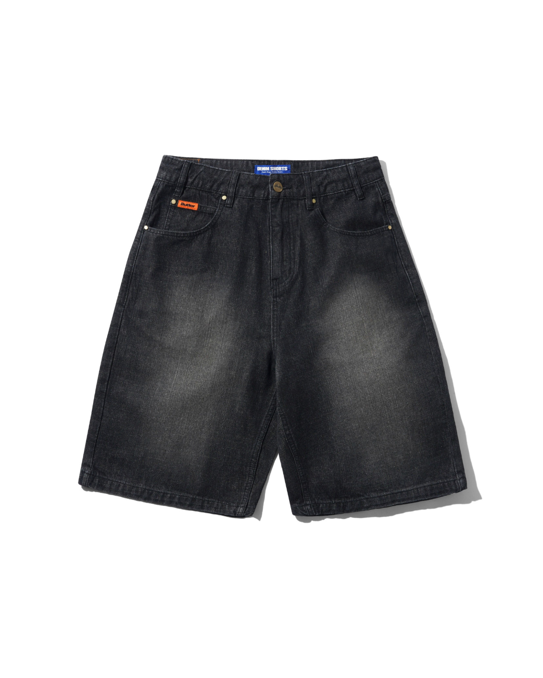 BUTTER GOODS Baggy Denim Shorts - Slub Black