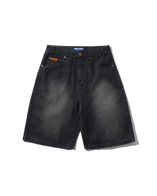 BUTTER GOODS Baggy Denim Shorts - Slub Black