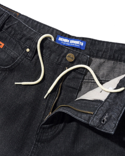 BUTTER GOODS Baggy Denim Shorts - Slub Black