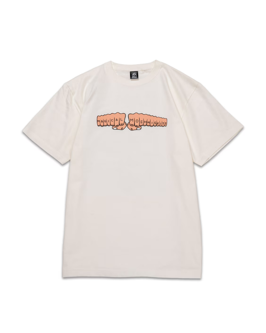 MxMxM x TOY MACHINE "MMM Fist" Tee - White