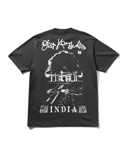BUTTER GOODS x MADLIB India Tee - Washed Black