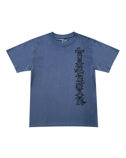 TIMESCAN Verticle Flow Tee - Stone Navy