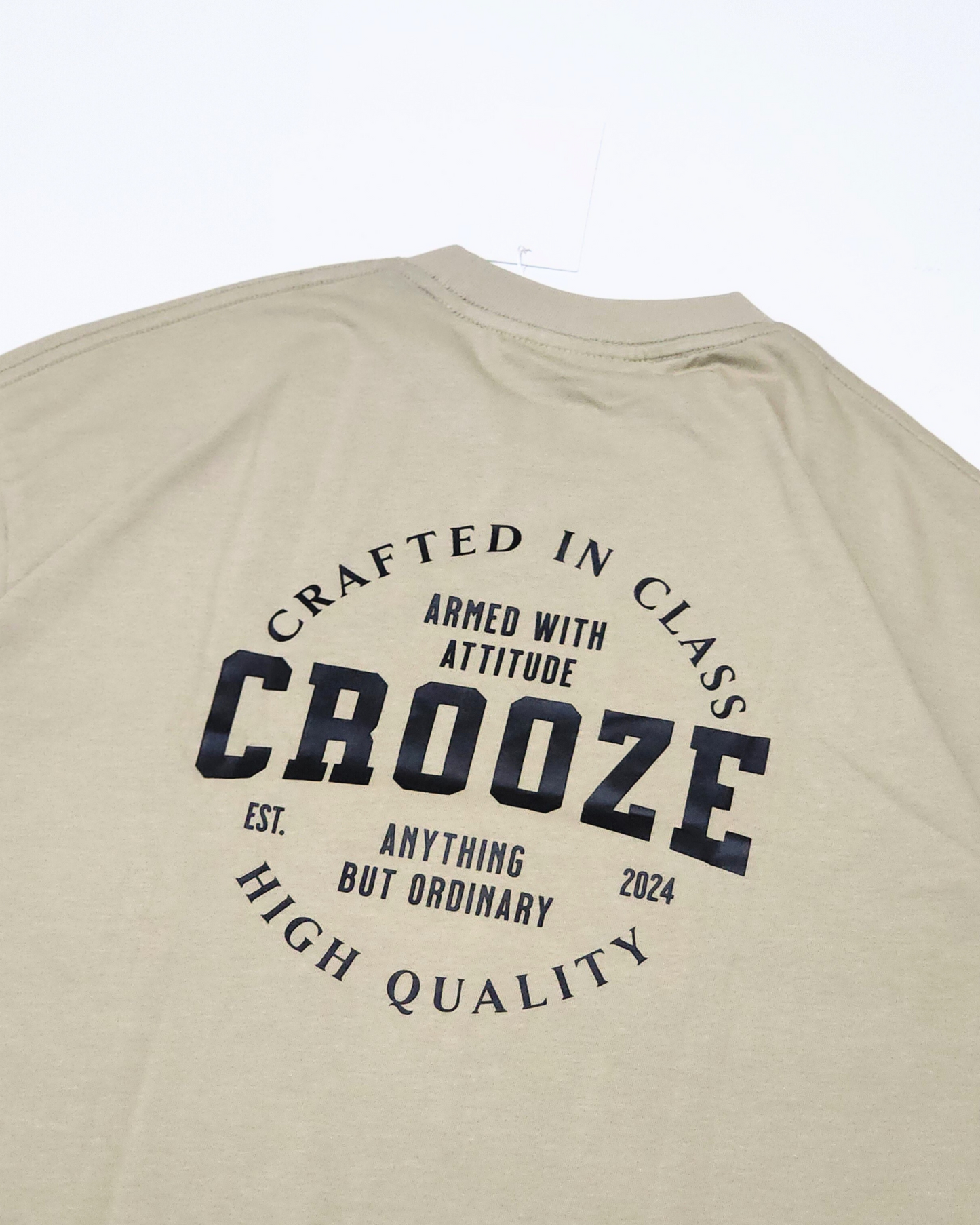 CROOZE Impress Premium Tee - Grey Apricot