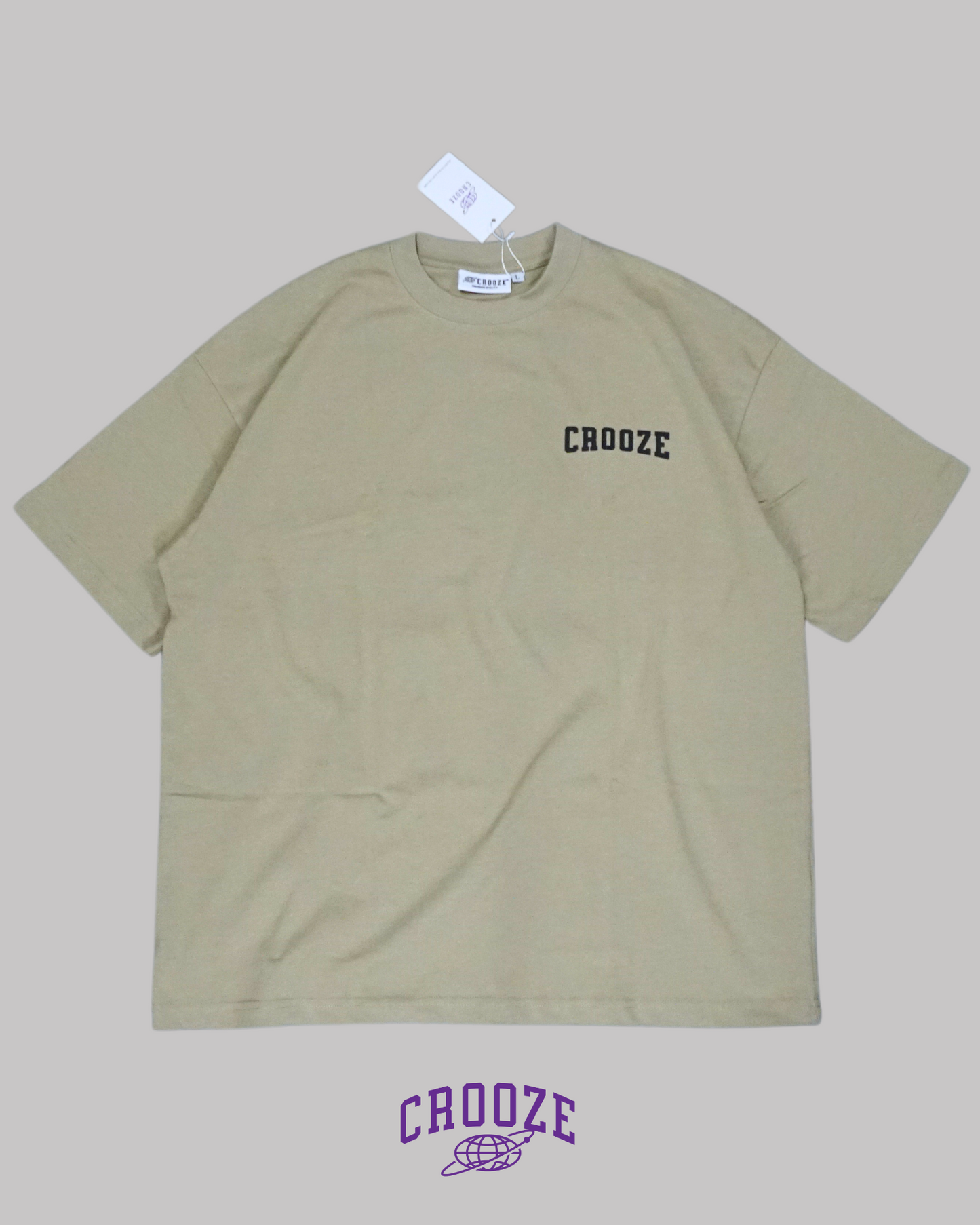 CROOZE Impress Premium Tee - Grey Apricot