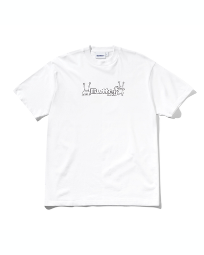BUTTER GOODS | DANIEL JOHNSTON Frog Logo Tee - White
