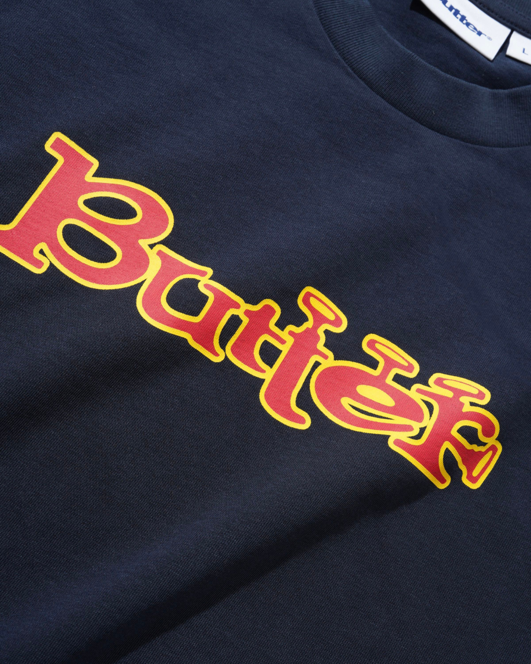 BUTTER GOODS Trumpet Tee - Navy