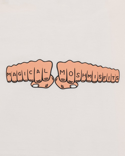 MxMxM x TOY MACHINE "MMM Fist" Tee - White