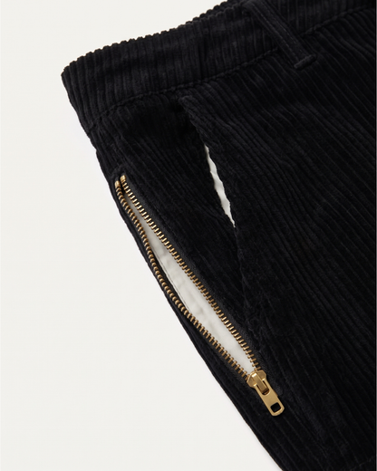 EVISEN Bohemian Corduroy Work Pants - Black