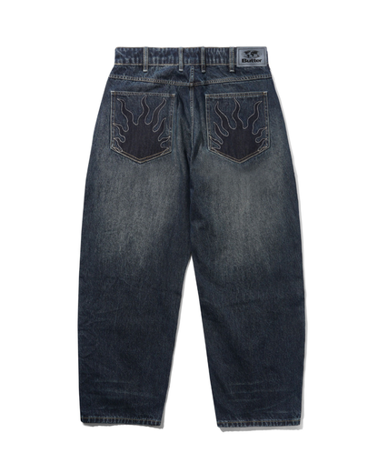 BUTTER GOODS Solar Fade Denim Jeans - Blue Tint Ripple