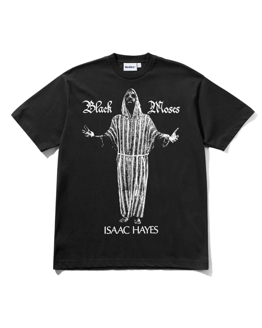 BUTTER GOODS Black Moses Tee - Washed Black
