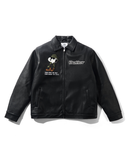BUTTER GOODS | PEANUTS Guard Dog Jacket - Black