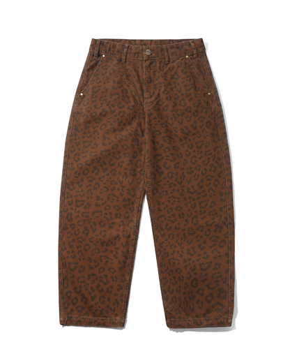 BUTTER GOODS Work Pants - Leopard