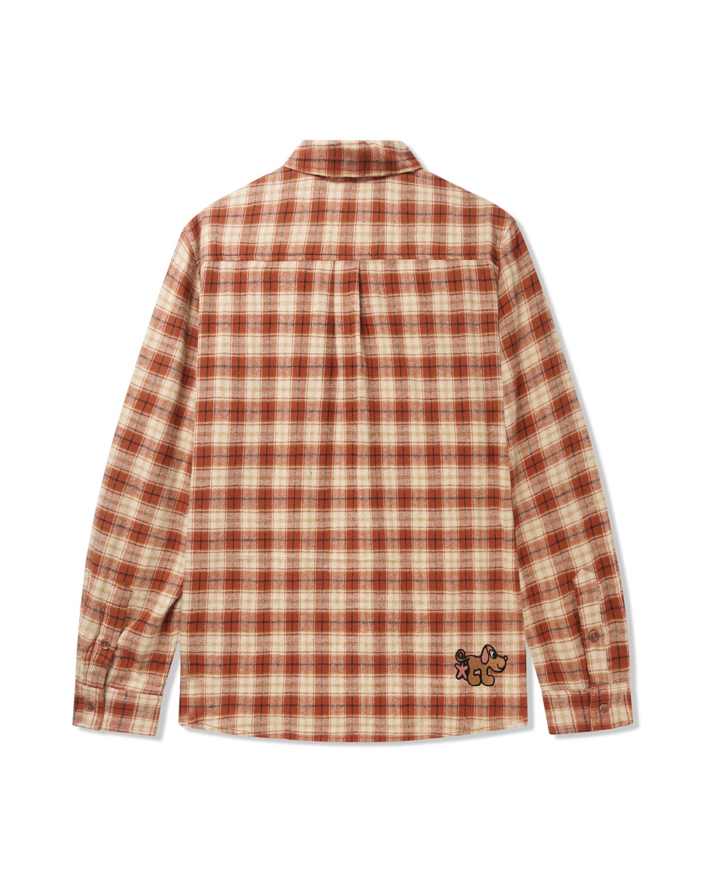 BUTTER GOODS Pooch Flannel Shirt - Brick